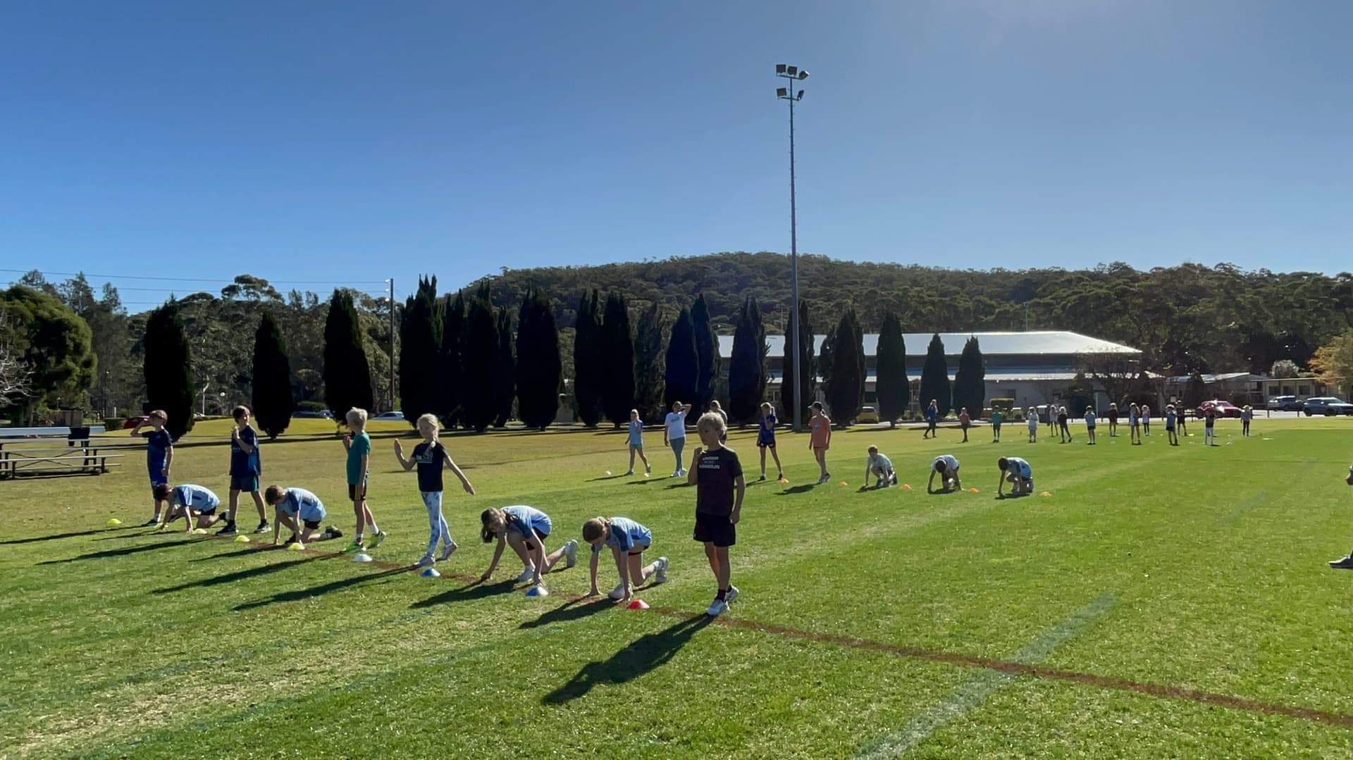 track crouch start